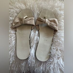 Havaianas Women’s You St Tropez Beige Sandals